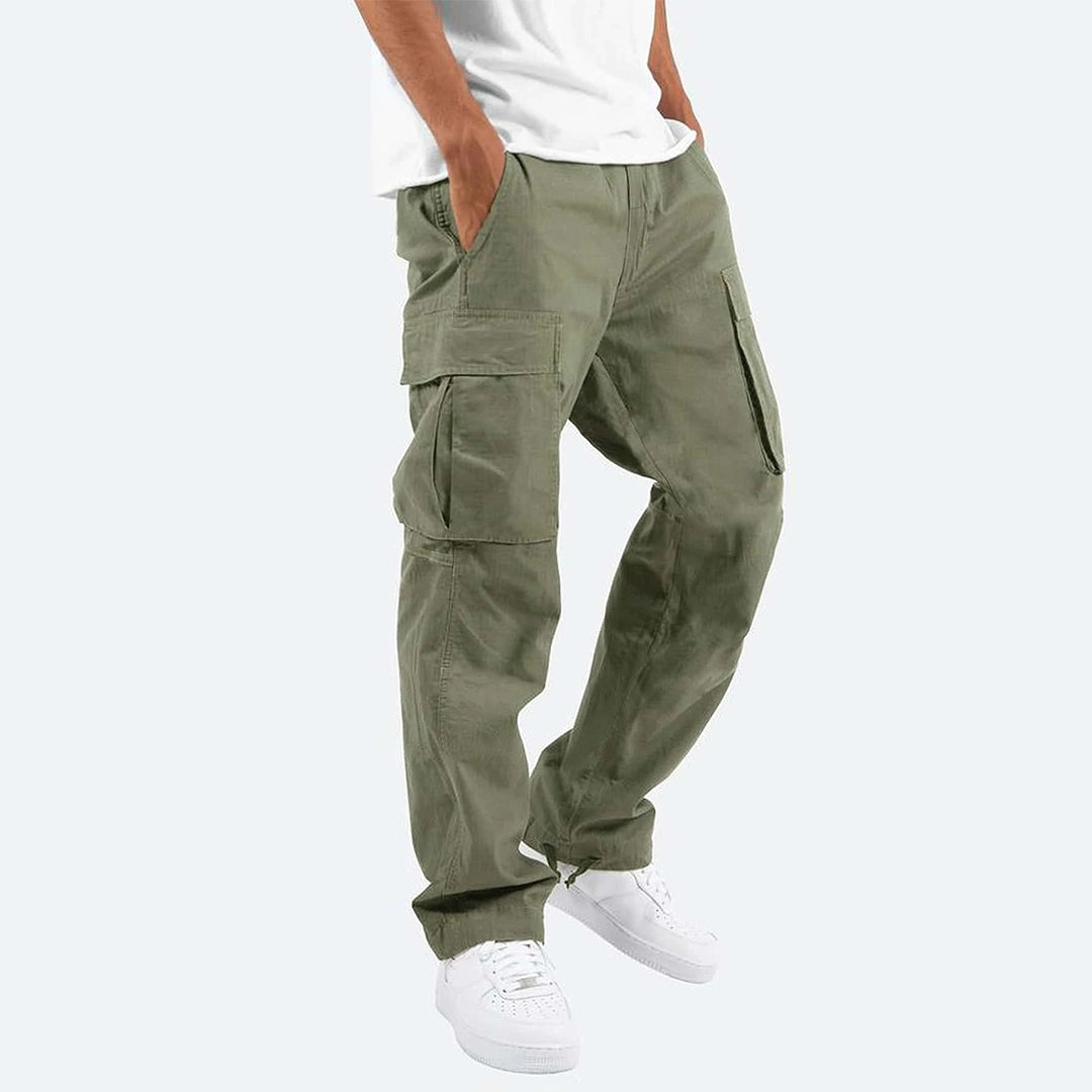 Men's Multi-Pocket Cargo Pants - Comfortable All-Rounder