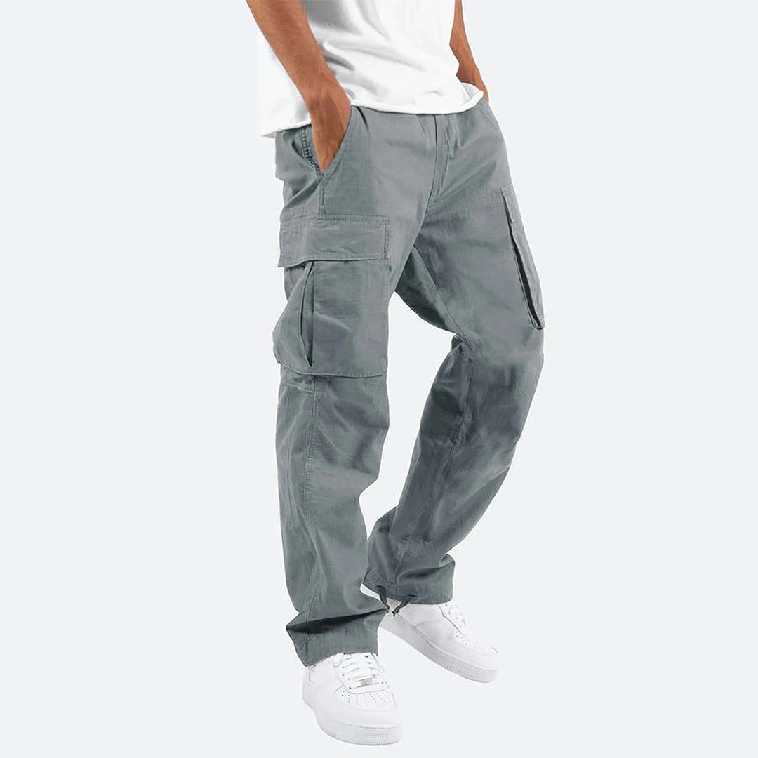 Men's Multi-Pocket Cargo Pants - Comfortable All-Rounder