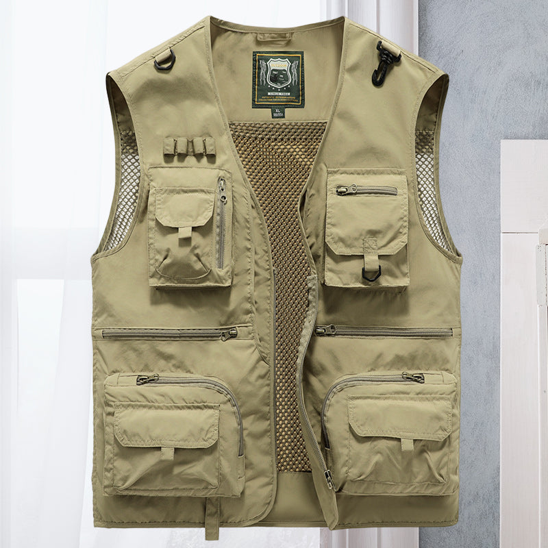 Men's Multi-Pocket Utility Vest