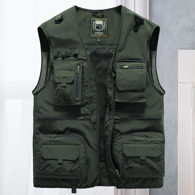 Men's Multi-Pocket Utility Vest