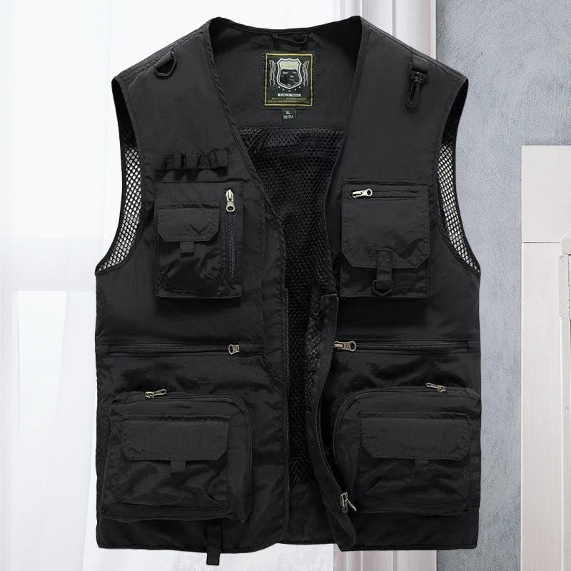 Men's Multi-Pocket Utility Vest