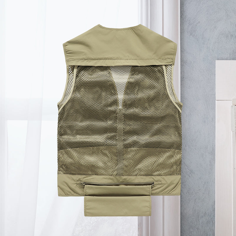 Men's Multi-Pocket Utility Vest