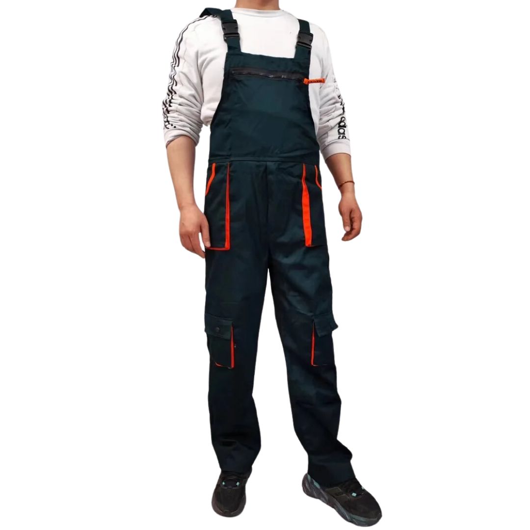 Men's Multi-Pocket Work Bib Overalls for Tough Working Conditions