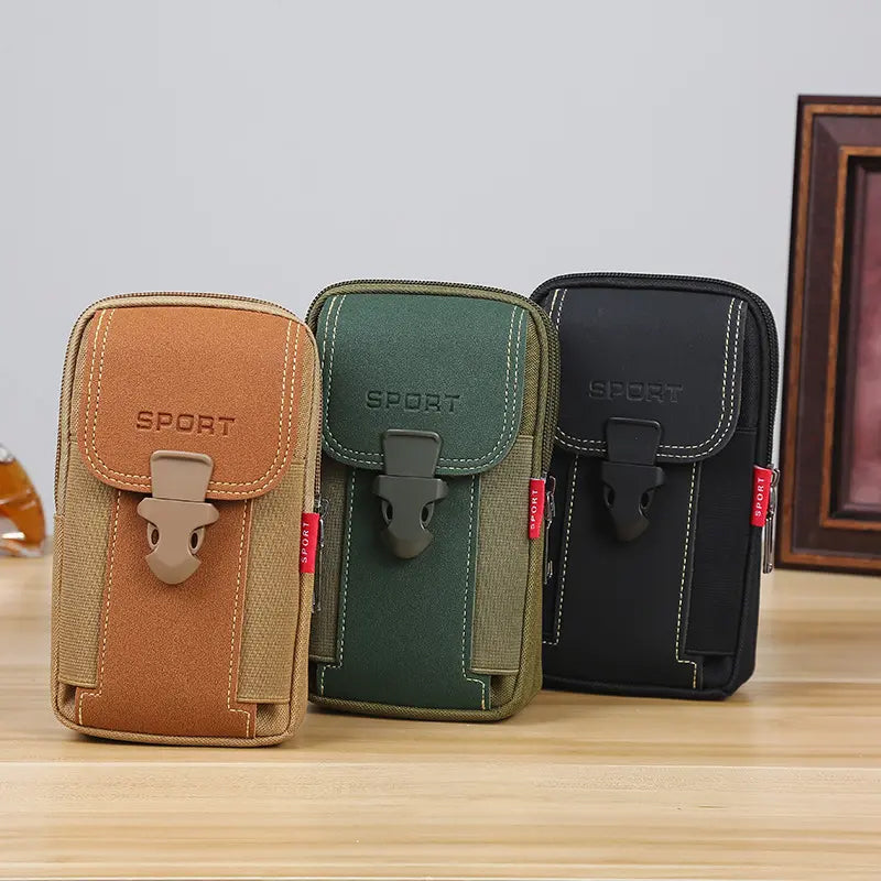 Men's Multifunctional Phone Belt Pouch