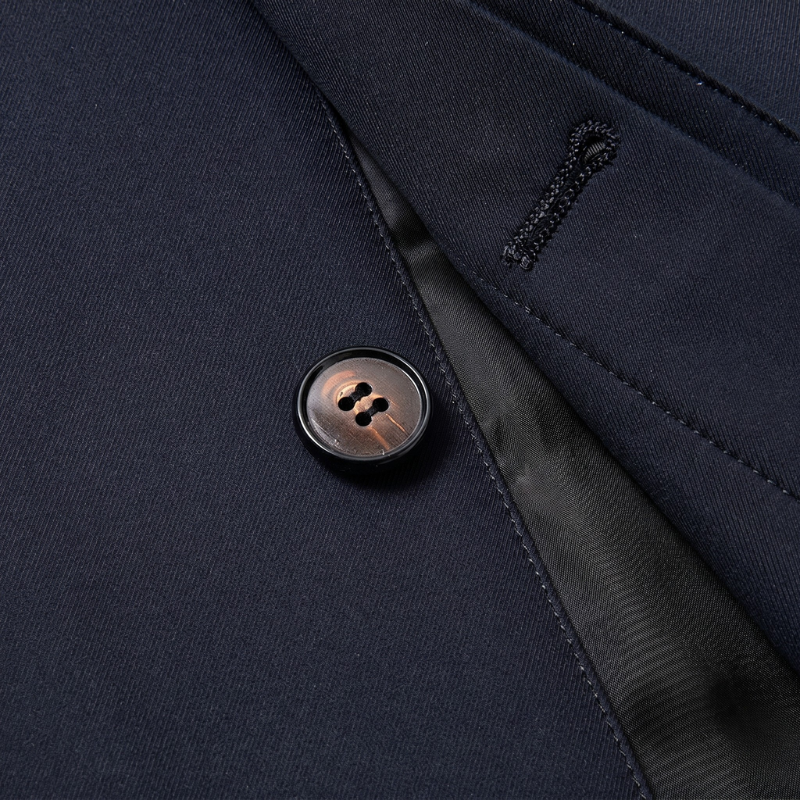 Men's Notched Lapel Dress Coat