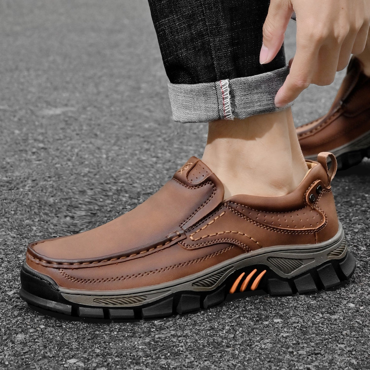 Men's Orthopedic Transitional Shoes with Comfortable Soles