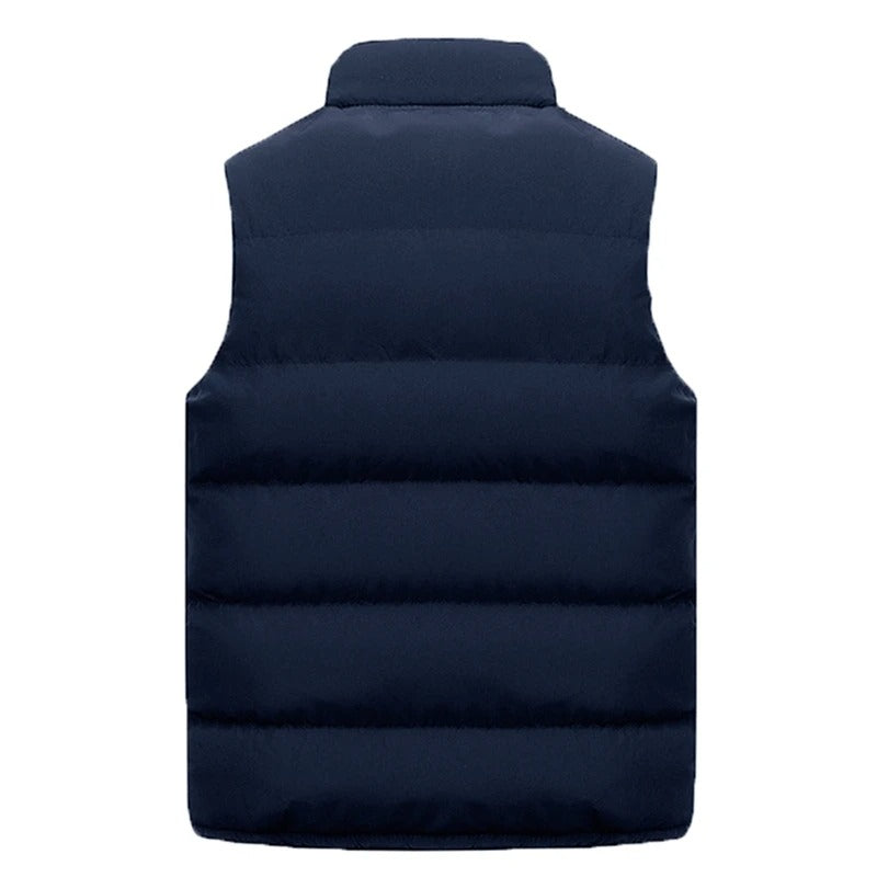 Men's Padded Sleeveless Puffer Jacket