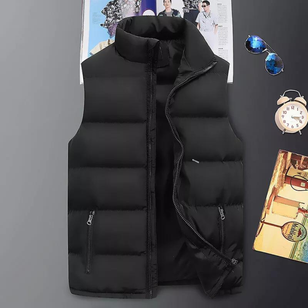 Men's Padded Sleeveless Puffer Jacket
