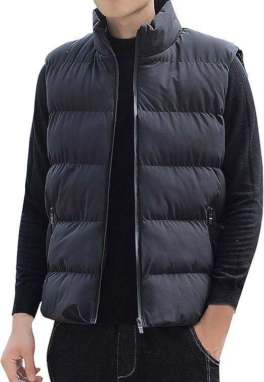 Men's Padded Sleeveless Puffer Jacket