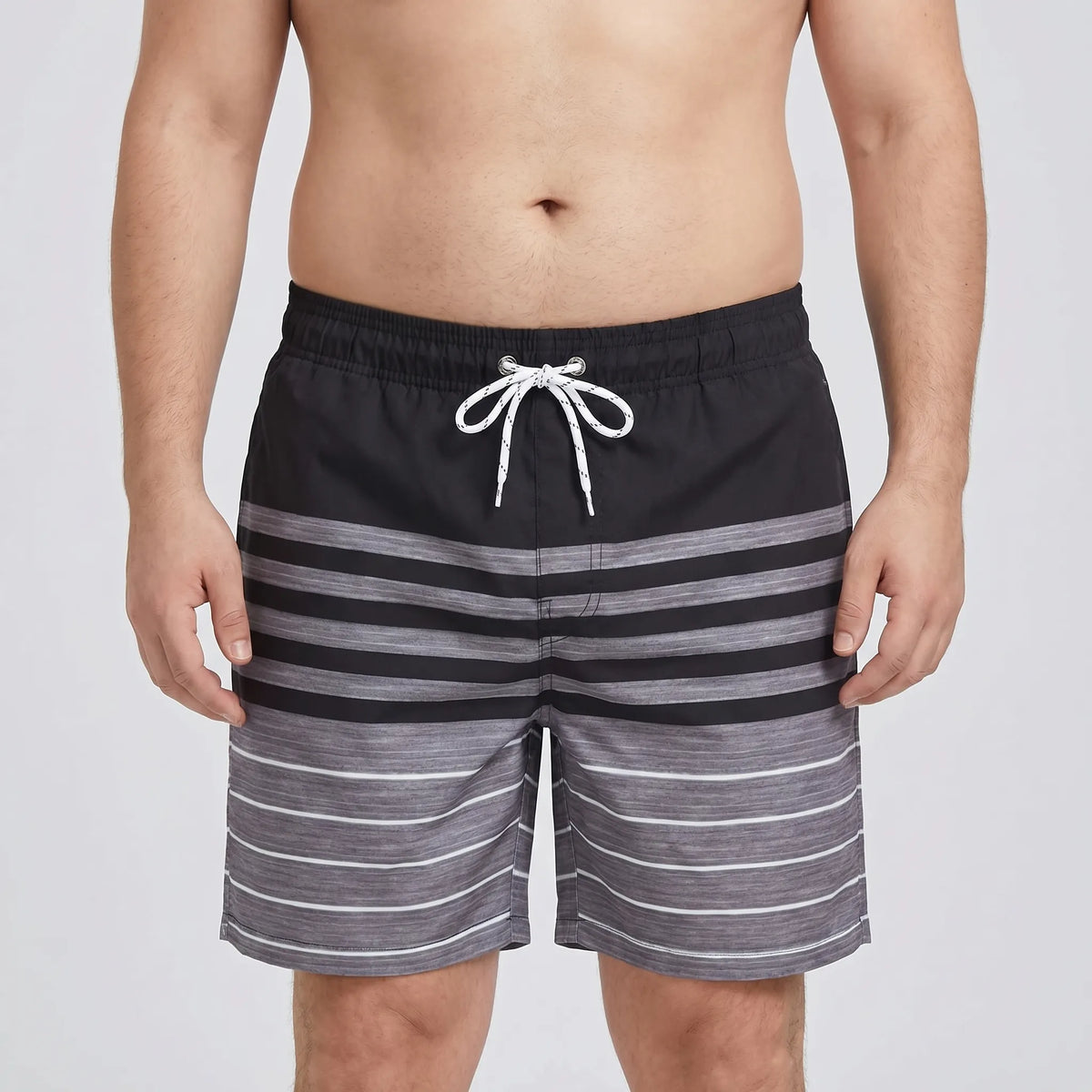 Men's Quick-Drying Printed Swim Trunks - Todd