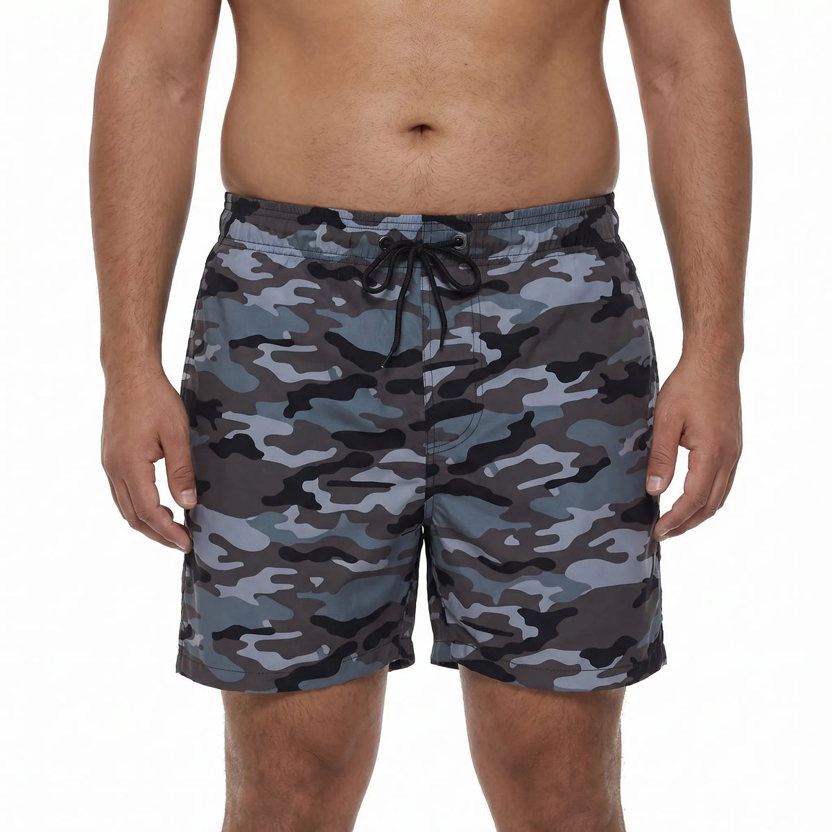 Men's Quick-Drying Printed Swim Trunks - Todd