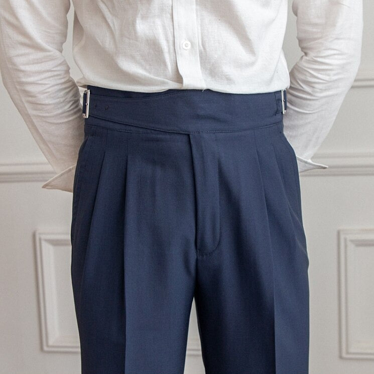Men's Retro Elegant Gurkha Trousers