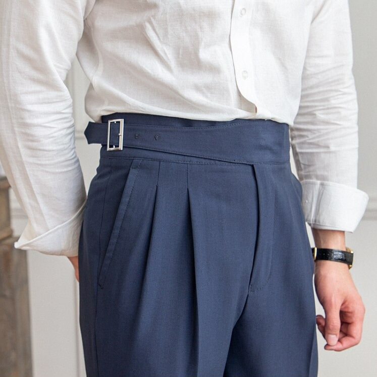 Men's Retro Elegant Gurkha Trousers