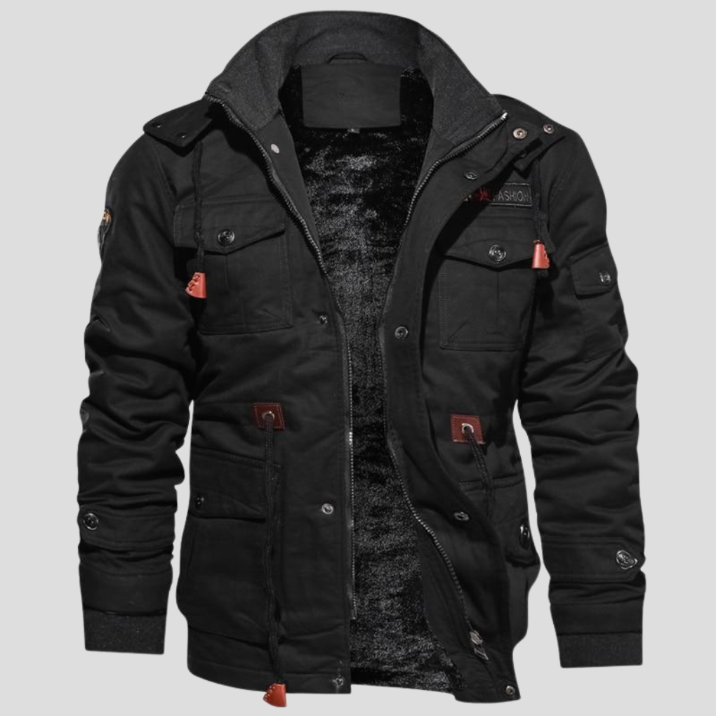 Men's Rugged Jacket – Reliable Layer for Cold and Windy Days