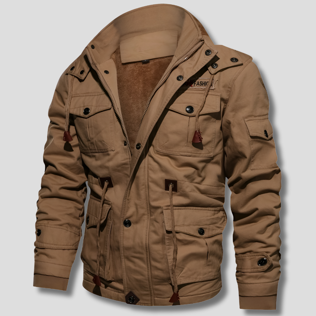 Men's Rugged Jacket – Reliable Layer for Cold and Windy Days