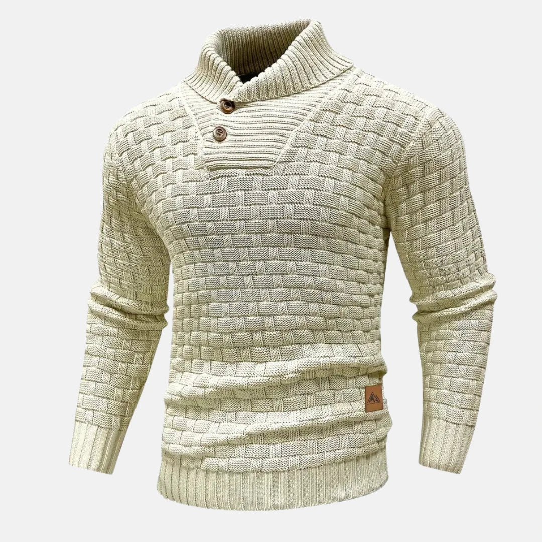 Men's Shawl Collar Sweater