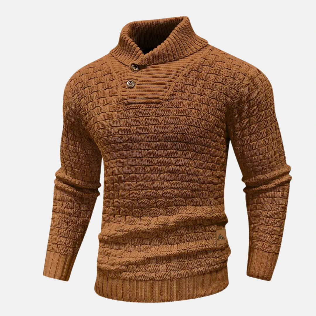 Men's Shawl Collar Sweater