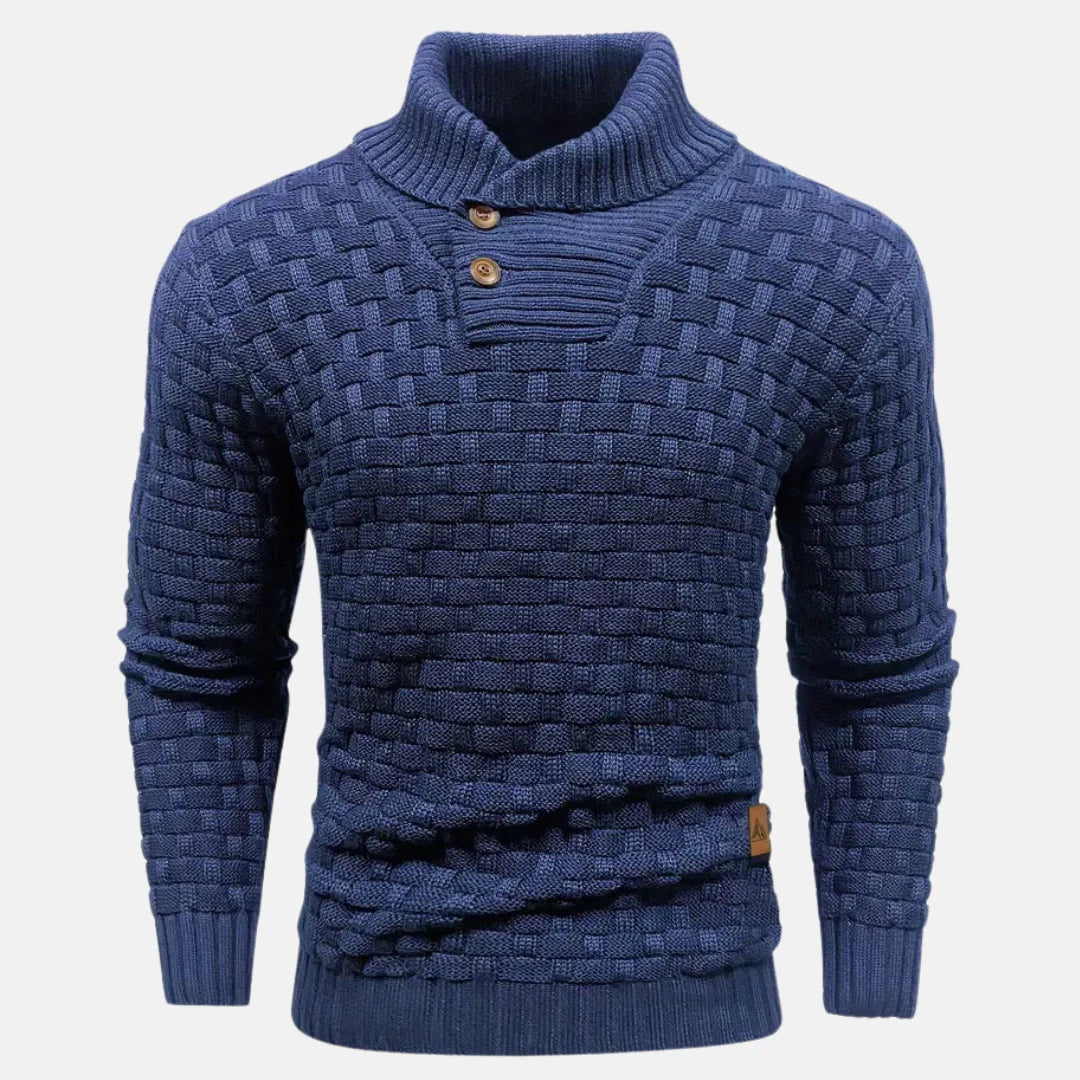 Men's Shawl Collar Sweater