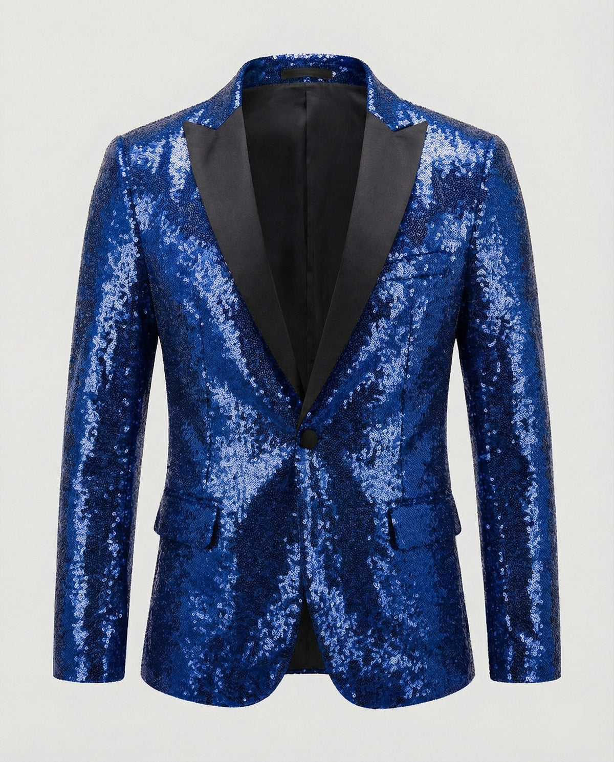 Men's Shiny Sequin Blazer