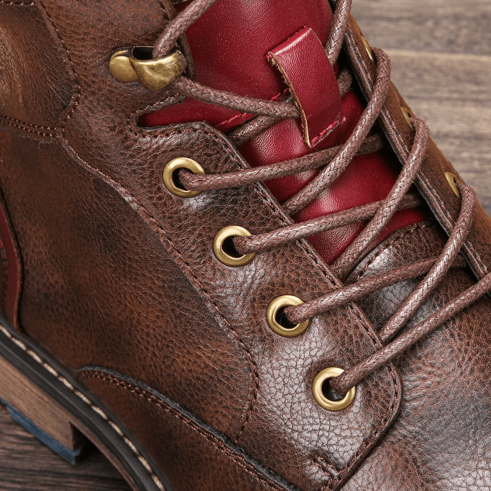 Men's Side-Zip Boots with Non-Slip Sole