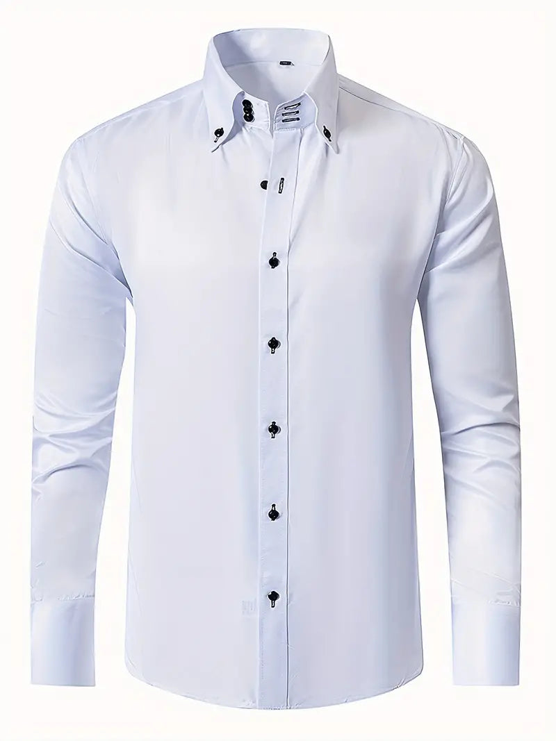 Men's Slim Fit Button-Down Shirt
