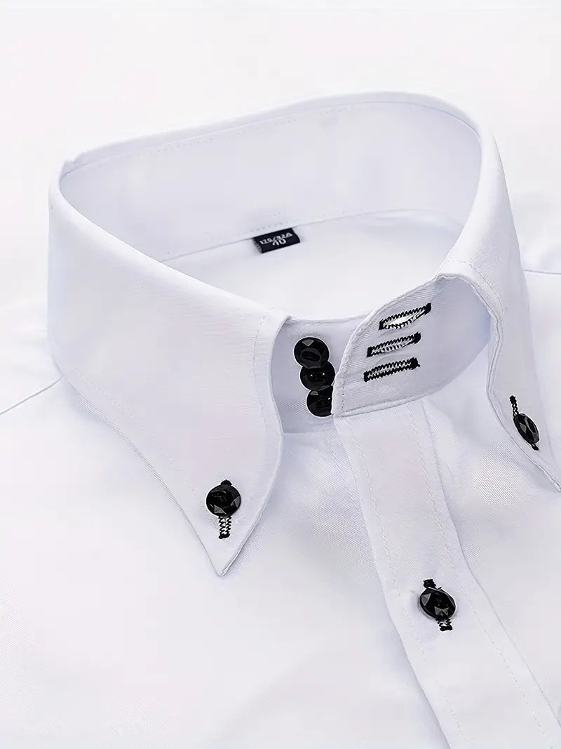 Men's Slim Fit Button-Down Shirt