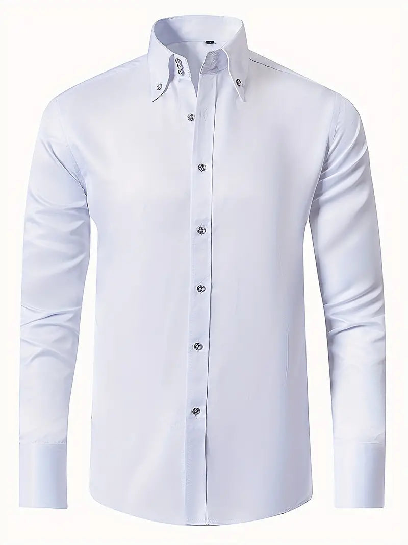 Men's Slim Fit Button-Down Shirt
