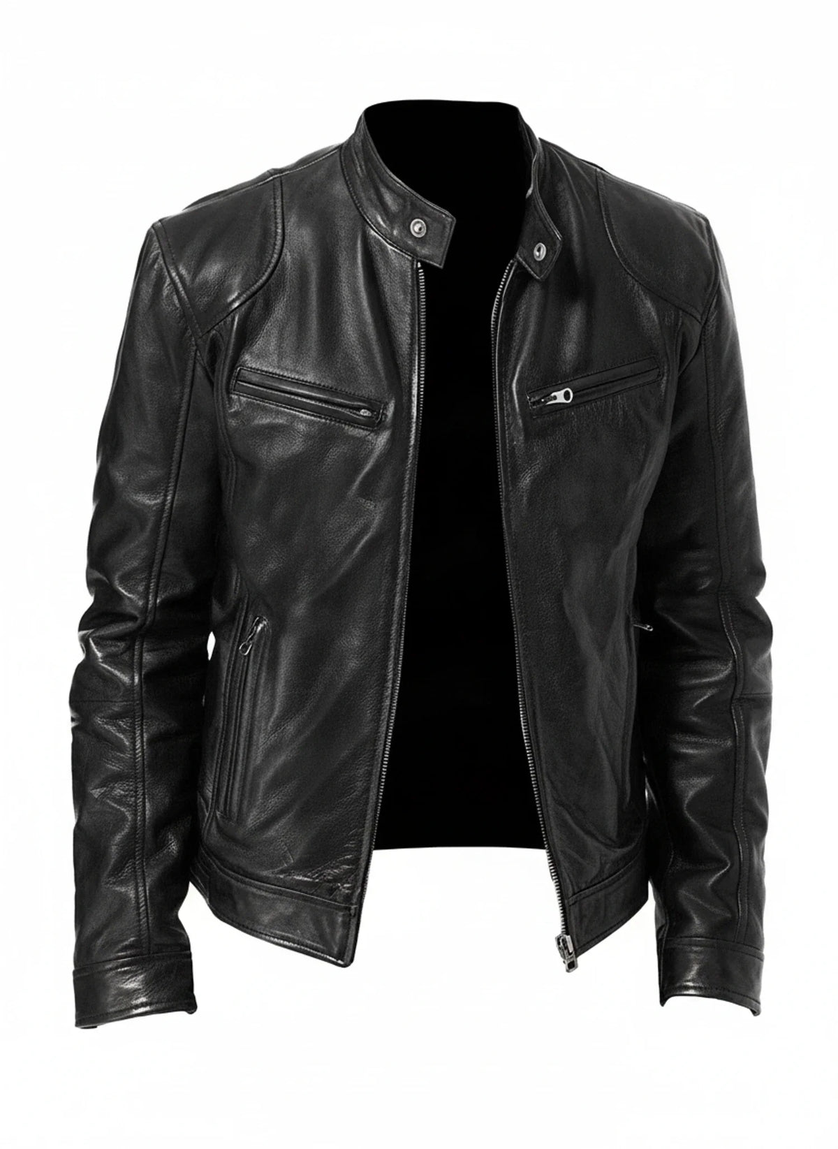Men's Slim Fit Racer Jacket
