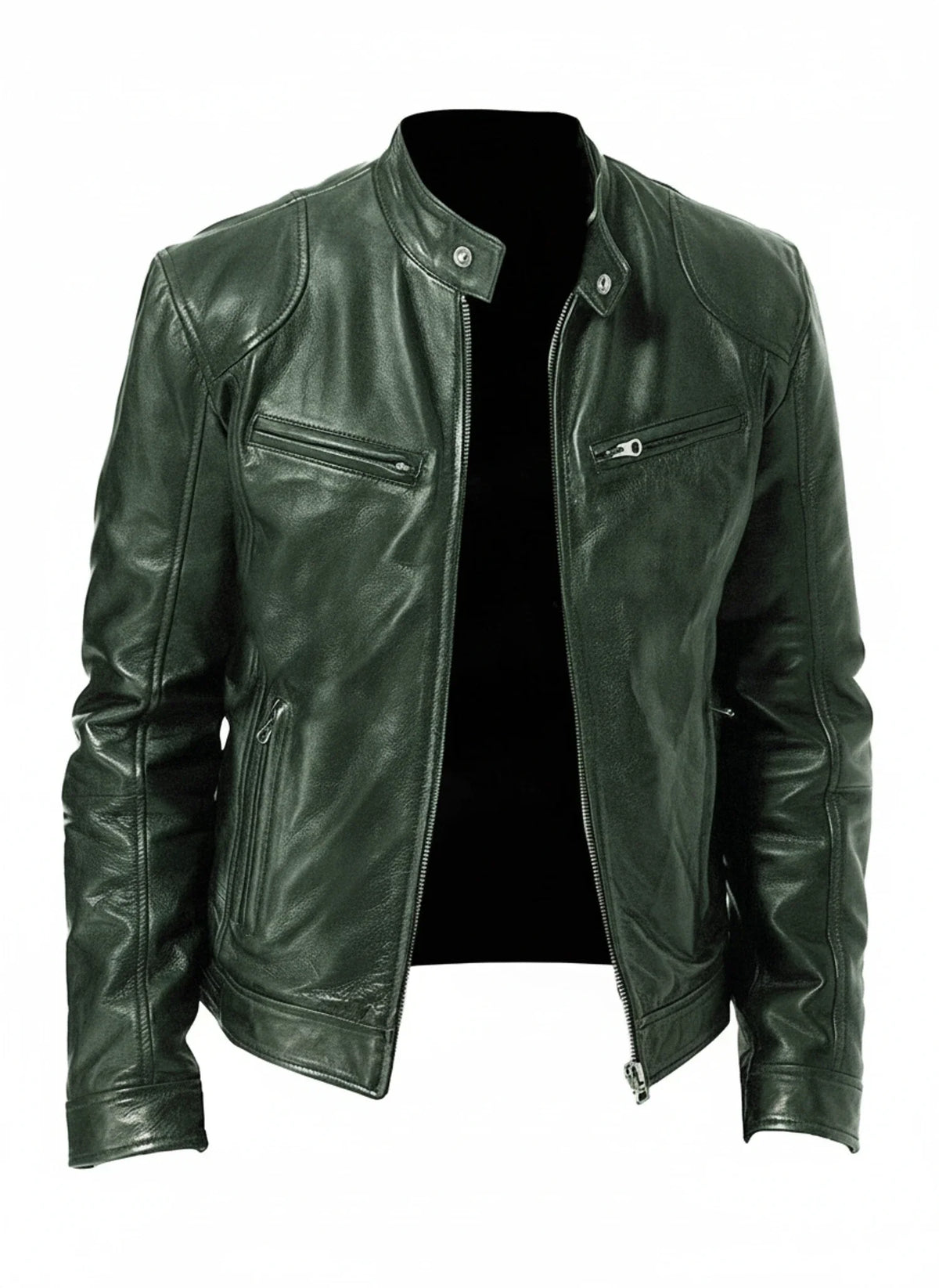 Men's Slim Fit Racer Jacket