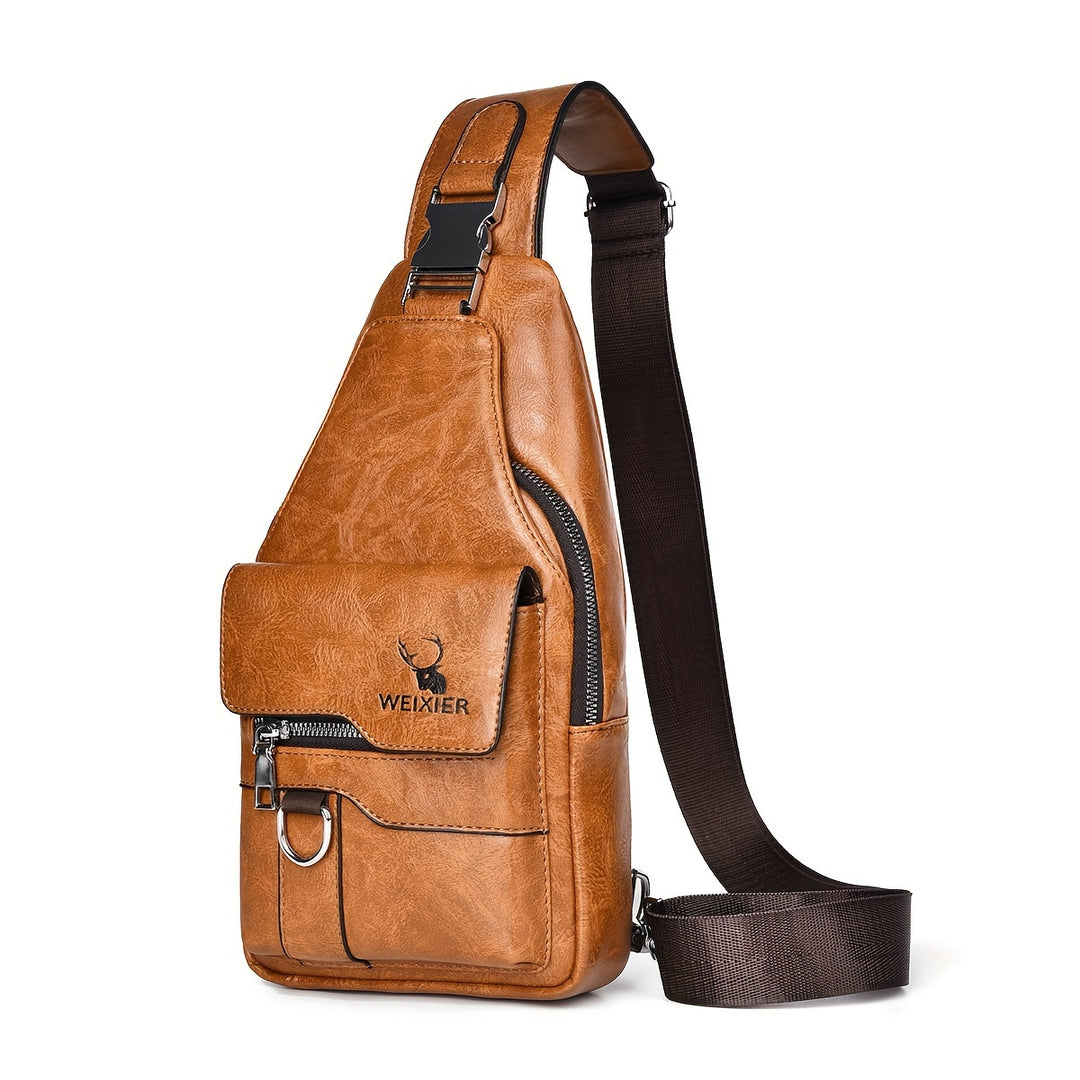 Men's Sling Bag | Wear-Resistant & Lightweight | Large Capacity