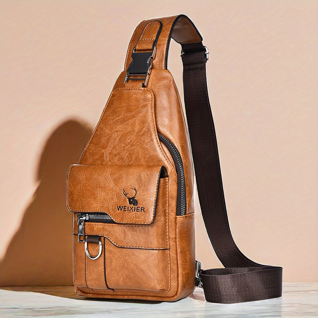 Men's Sling Bag | Wear-Resistant & Lightweight | Large Capacity