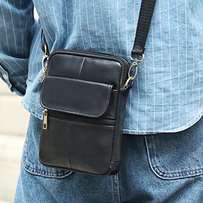 Men’s Small Shoulder Bag – Compact Crossbody with Adjustable Strap
