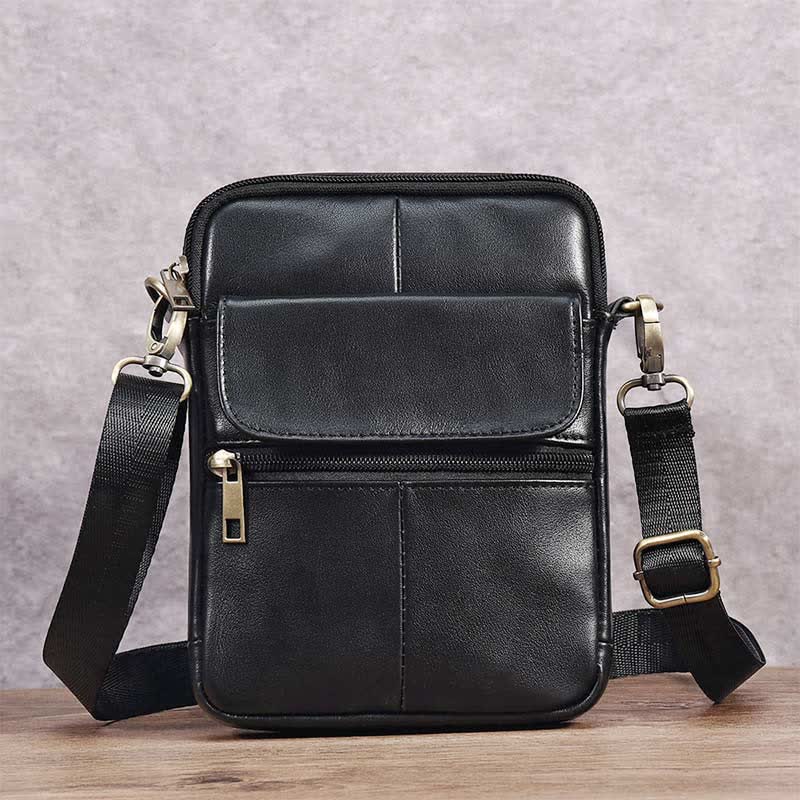 Men’s Small Shoulder Bag – Compact Crossbody with Adjustable Strap