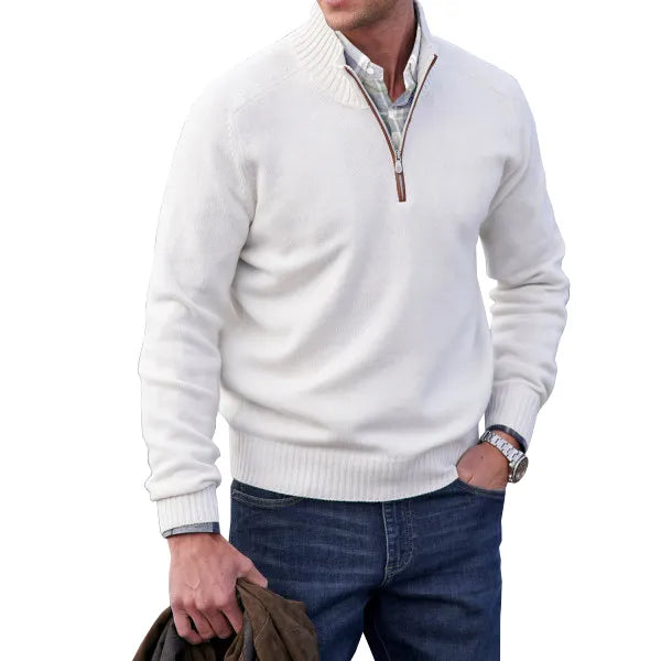 Men's Soft Zip Sweater