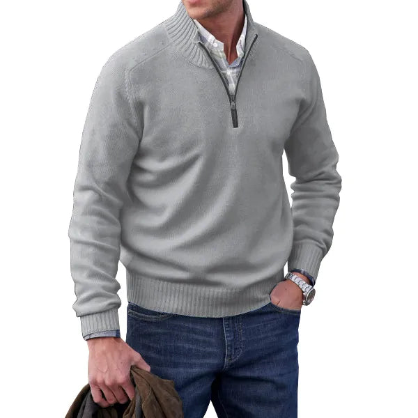 Men's Soft Zip Sweater