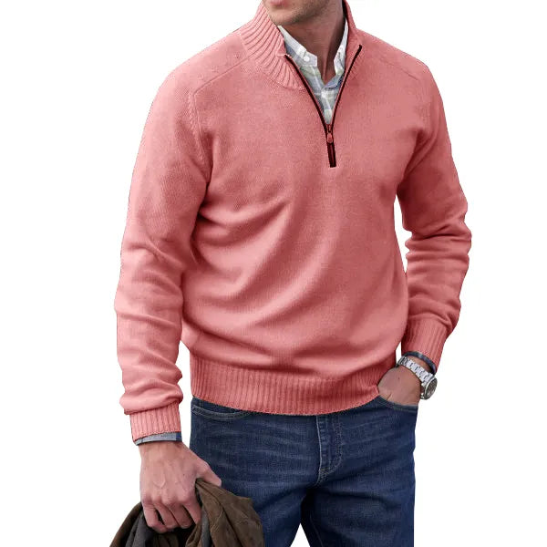 Men's Soft Zip Sweater