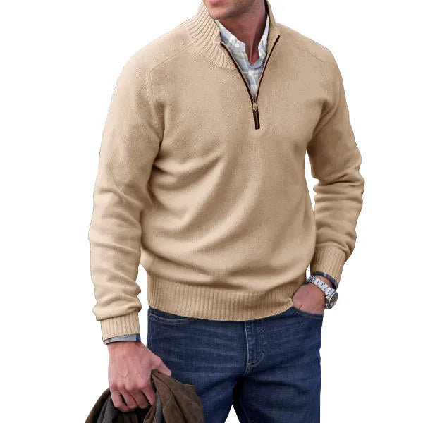 Men's Soft Zip Sweater