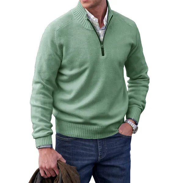 Men's Soft Zip Sweater