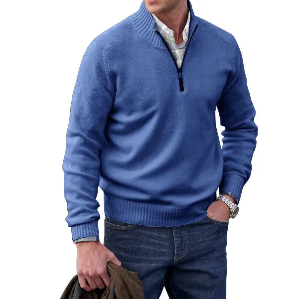 Men's Soft Zip Sweater