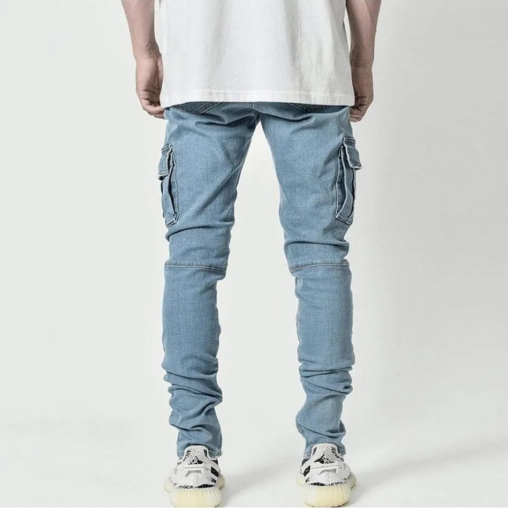 Men's Stretch Multi-Pocket Jeans