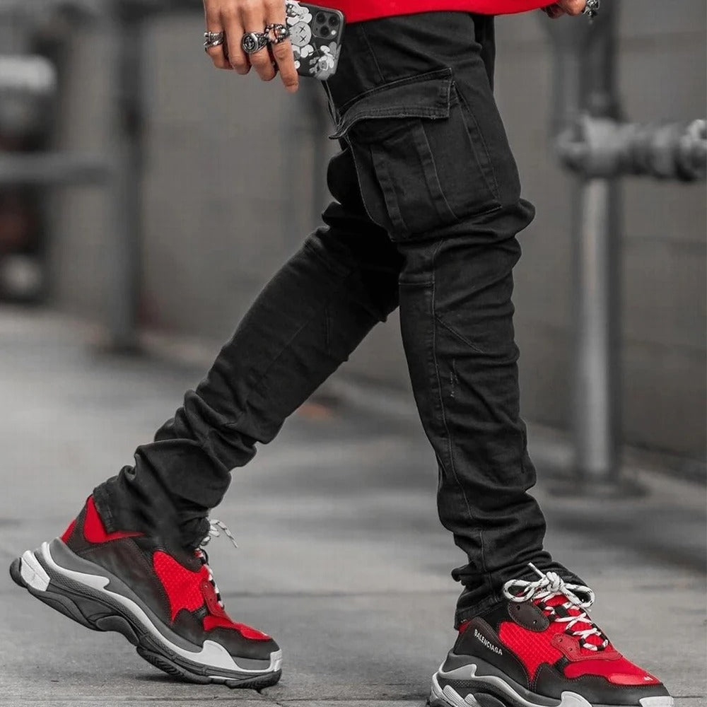 Men's Stretch Multi-Pocket Jeans