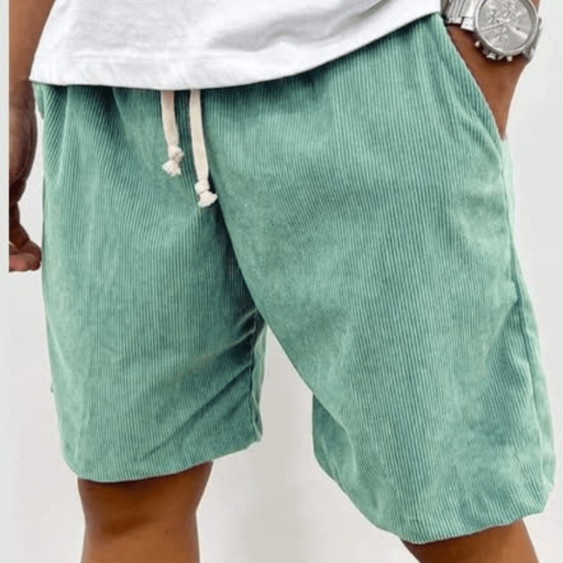 Men's Stretch Shorts with Texture and Comfortable Fit