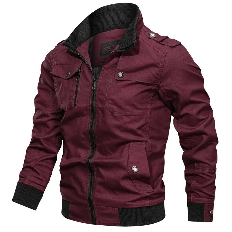Men's Summer Jacket - Rugged Motorcycle Style | Various Colors