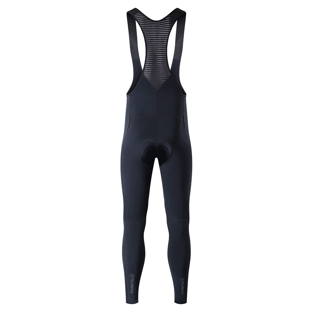 Men's Thermal Cycling Bib Tights with Padded Seat Cushion