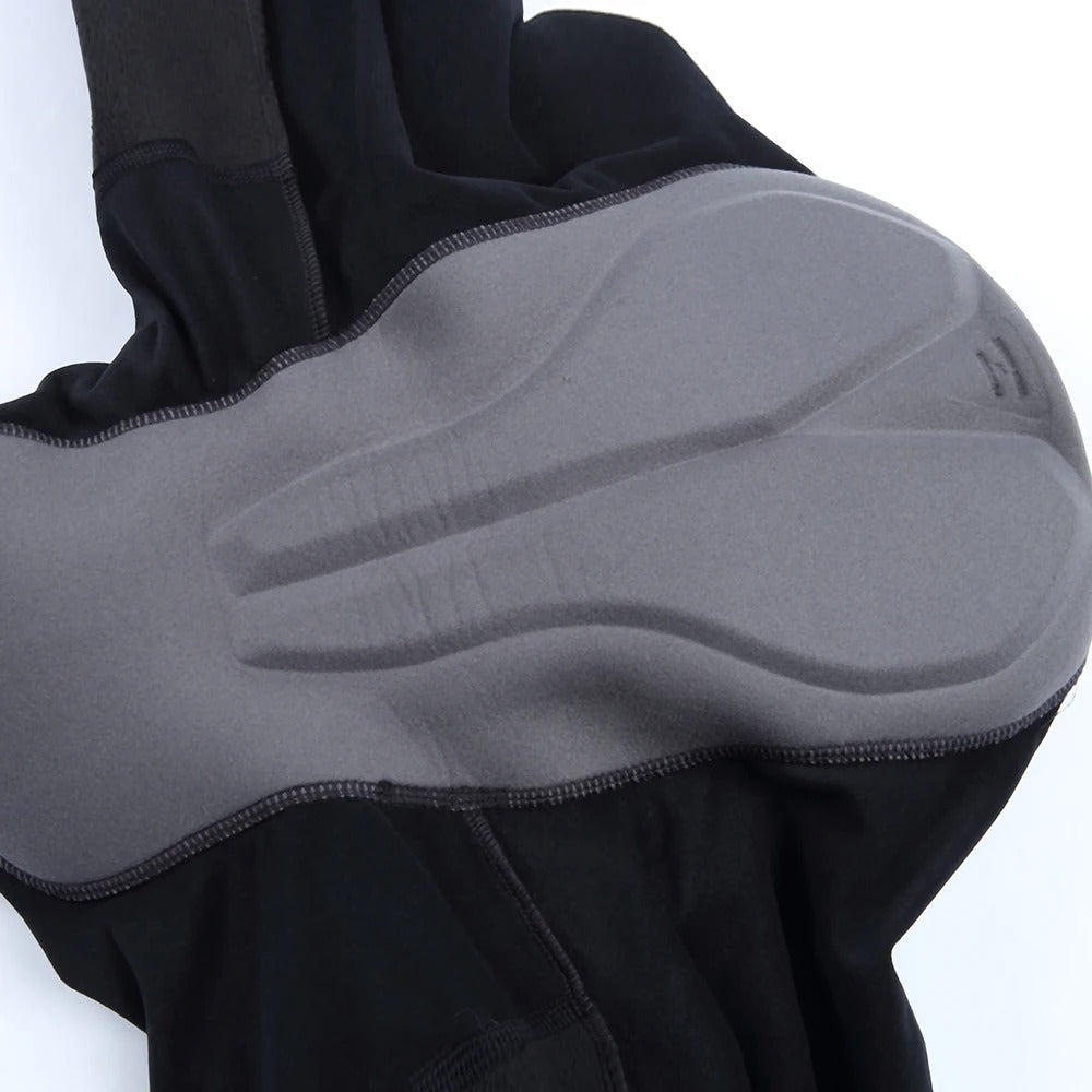 Men's Thermal Cycling Bib Tights with Padded Seat Cushion