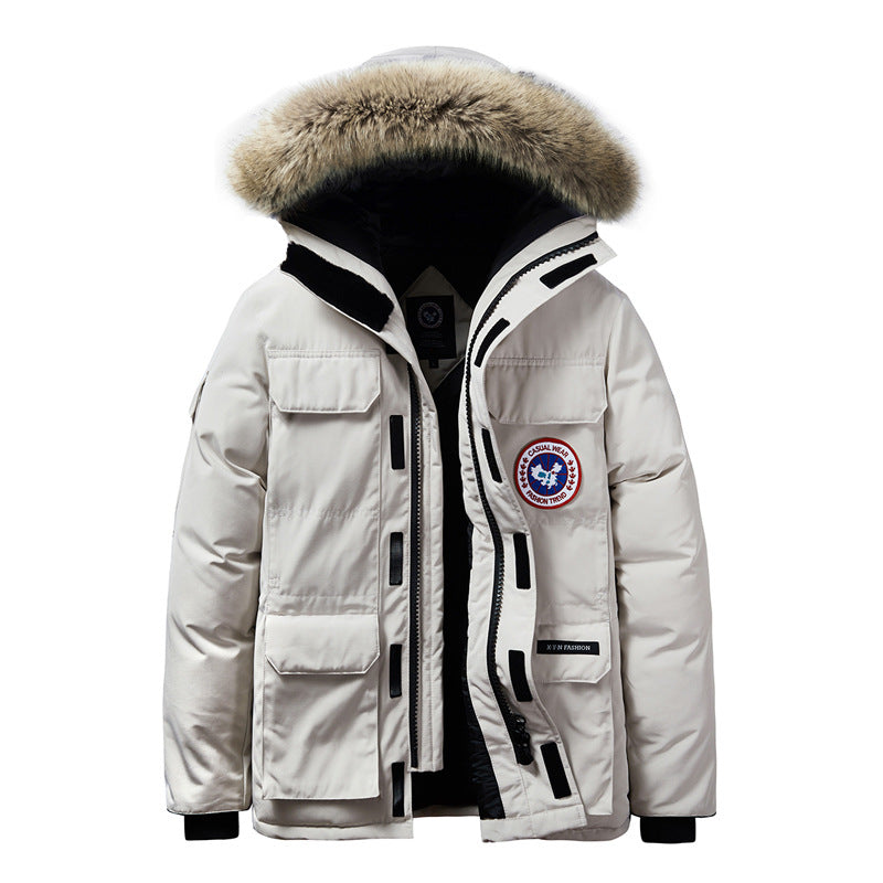 Men's Thermal Parka with Removable Hood