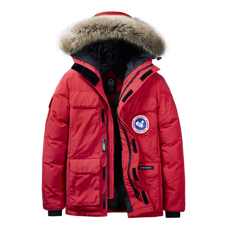 Men's Thermal Parka with Removable Hood
