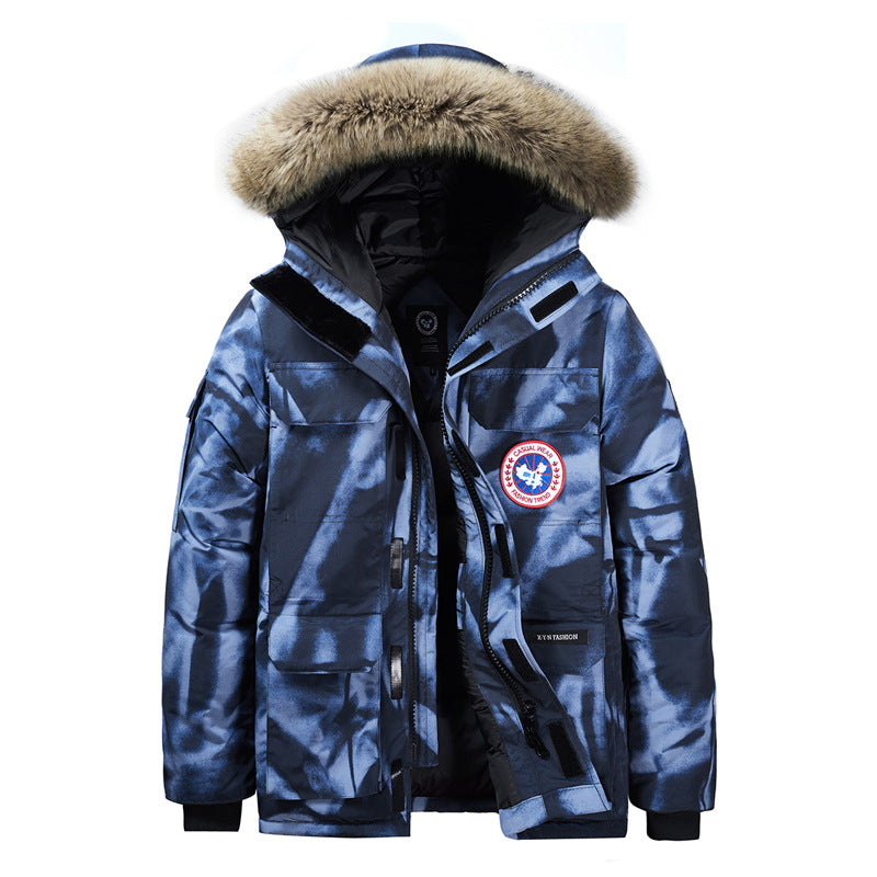 Men's Thermal Parka with Removable Hood