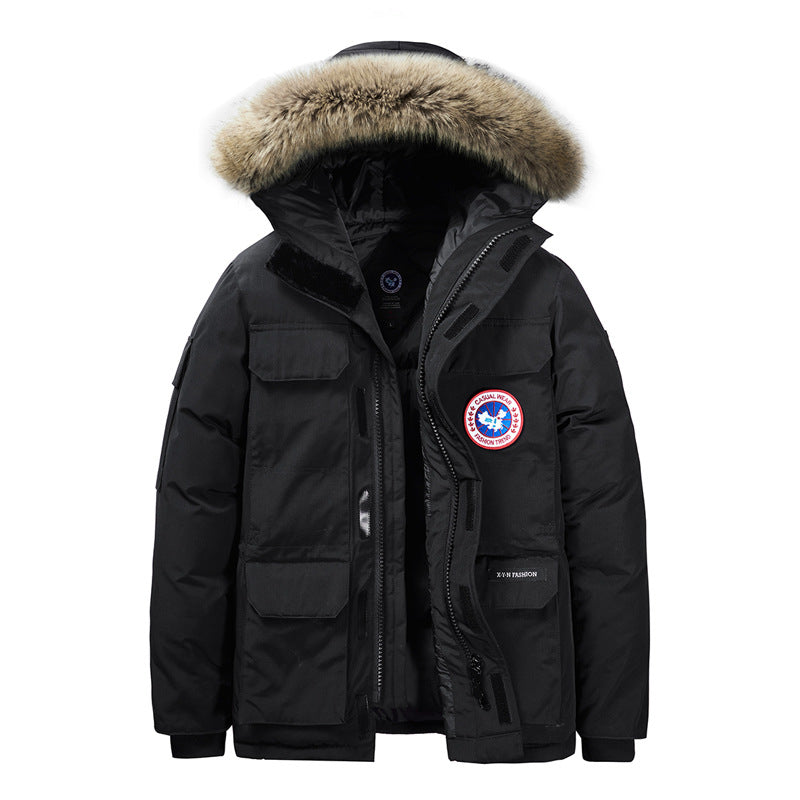 Men's Thermal Parka with Removable Hood