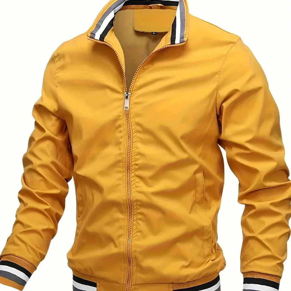 Men's Transitional Jacket with Collar